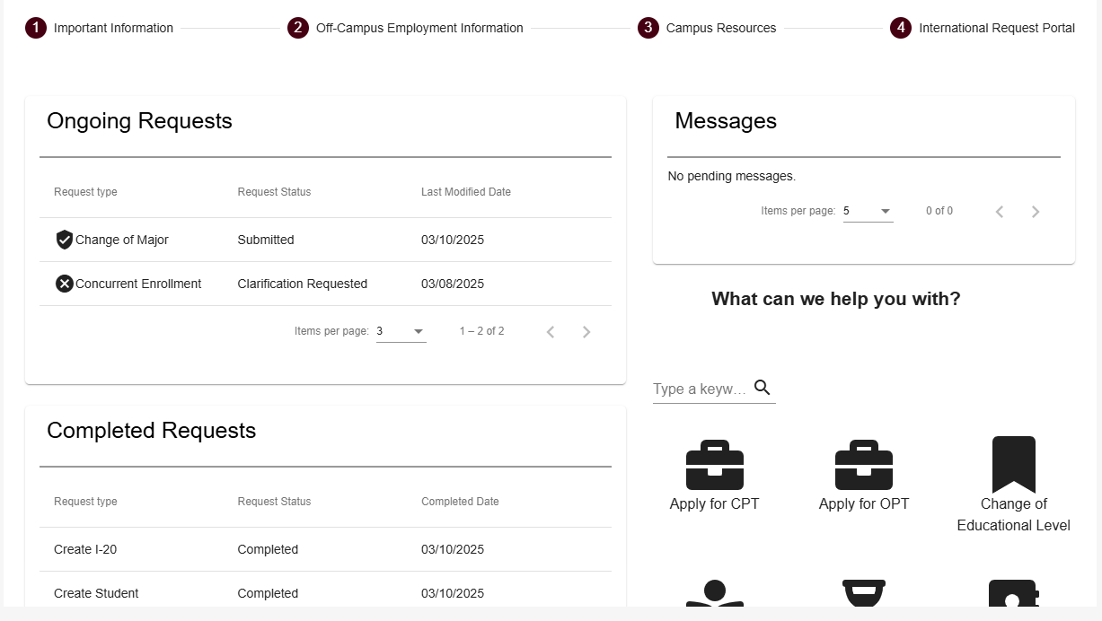 TD 7 0 Request Portal